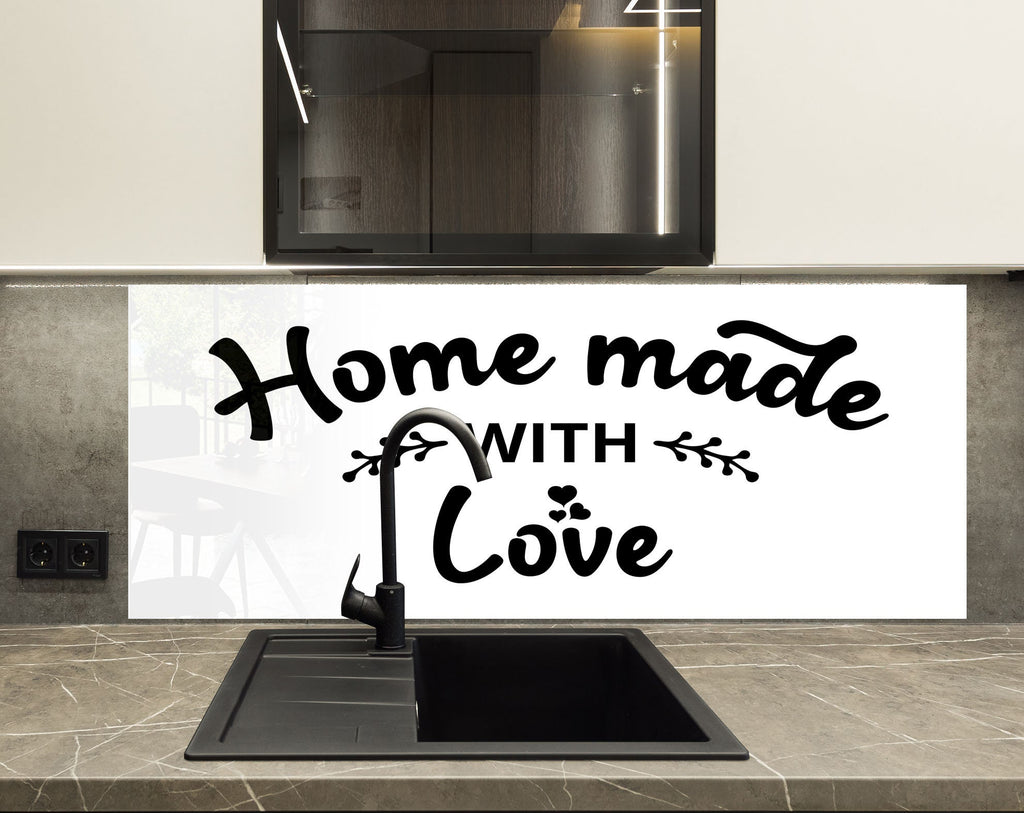 Sign Tempered Glass Backsplash-BacksplashArtworks