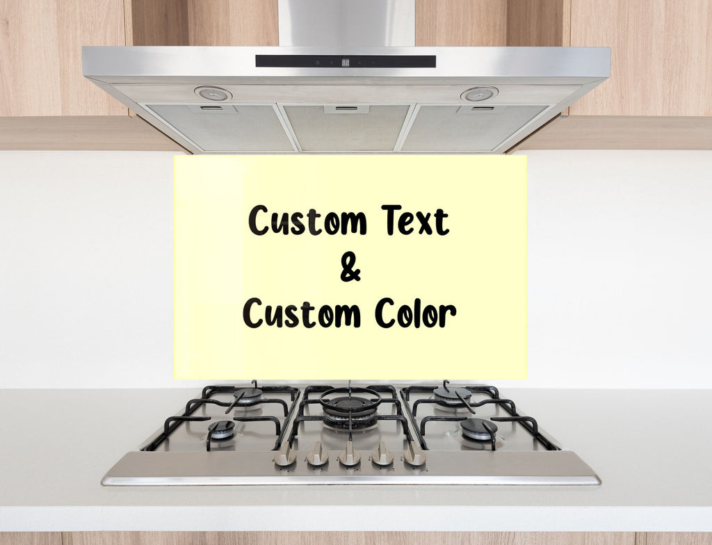 Tempered Glass Custom Text Backsplash-BacksplashArtworks