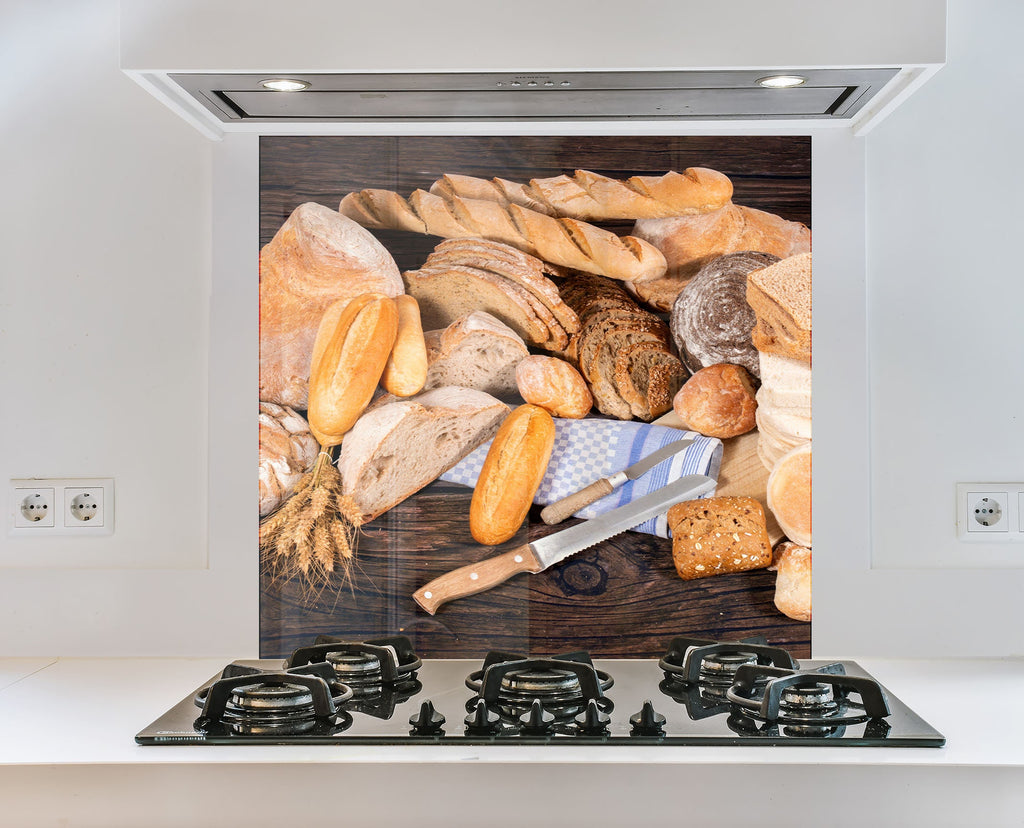 Artisan Bread Collection – Tempered Glass Kitchen Backsplash-BacksplashArtworks