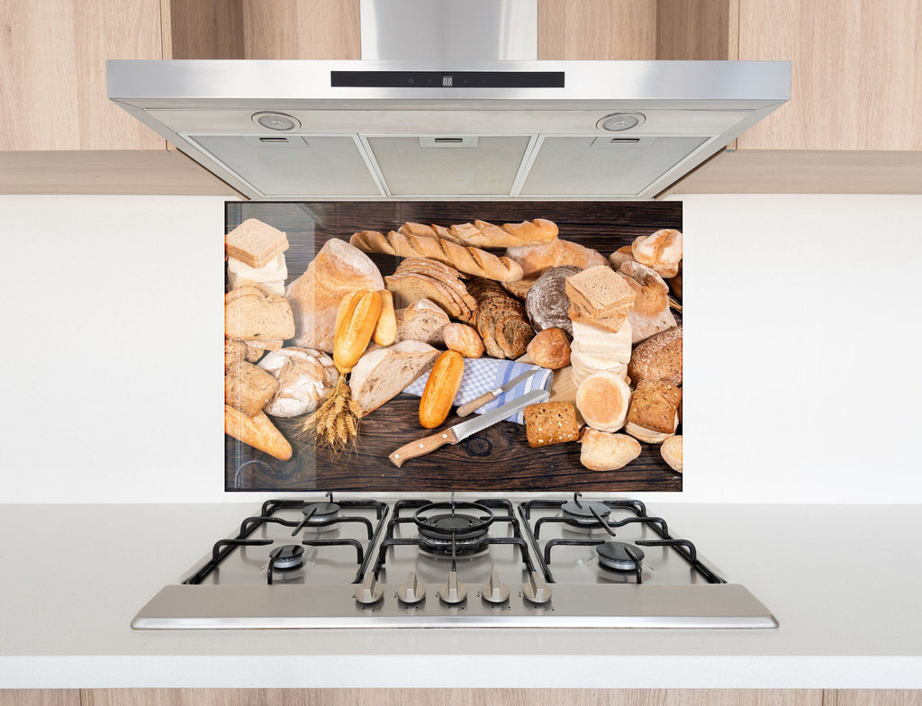 Artisan Bread Collection – Tempered Glass Kitchen Backsplash-BacksplashArtworks