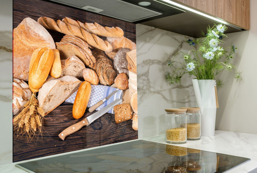 Artisan Bread Collection – Tempered Glass Kitchen Backsplash-BacksplashArtworks