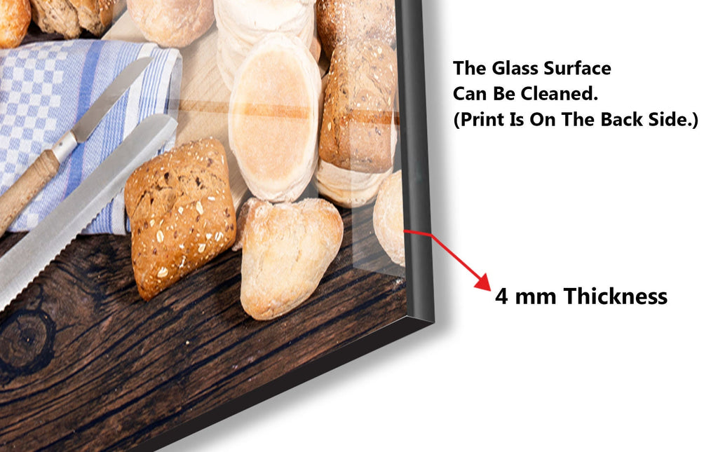 Artisan Bread Collection – Tempered Glass Kitchen Backsplash-BacksplashArtworks