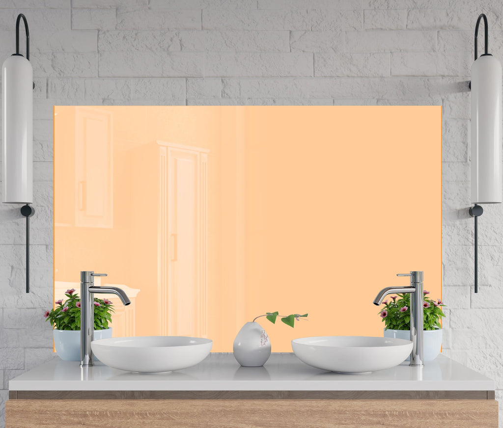 Sand - Tempered Glass Kitchen Backsplash-BacksplashArtworks