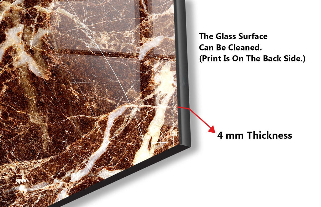 Cocoa Bliss - Glass Kitchen Backsplash-BacksplashArtworks