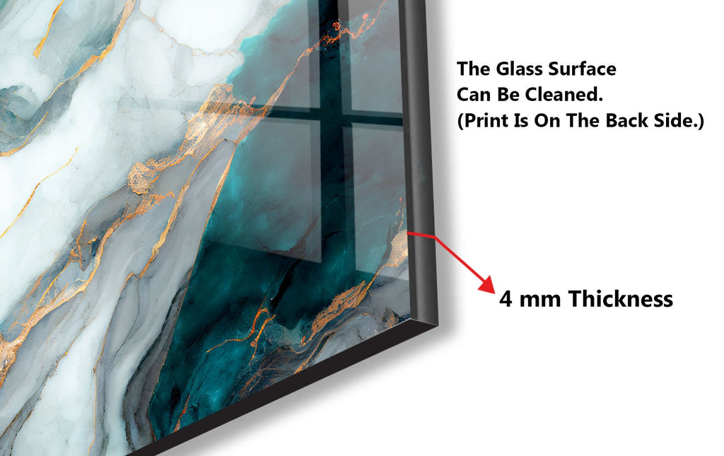 Abstract Tempered Glass Backsplash-BacksplashArtworks