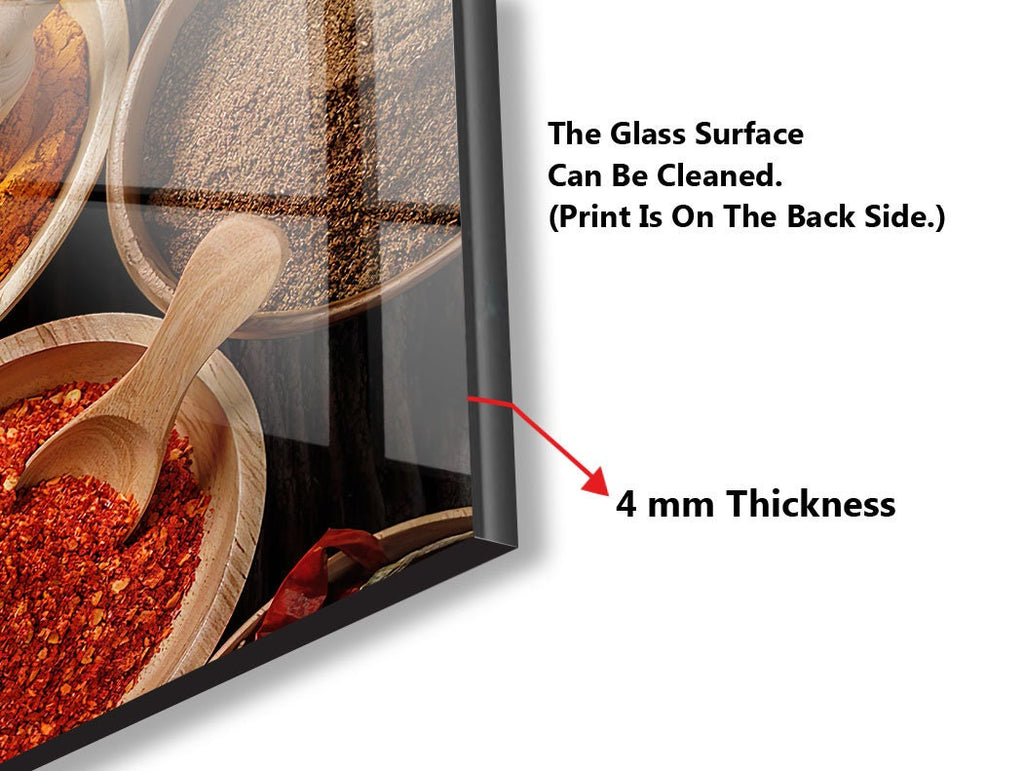 Spice Pantry - Glass Backsplash-BacksplashArtworks