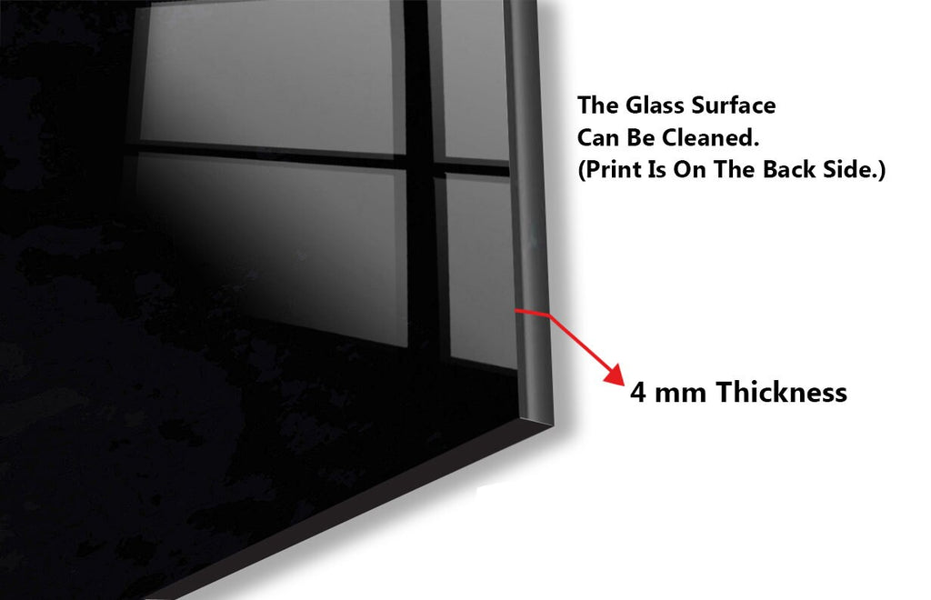 Red Rose Tempered Glass Backsplash-BacksplashArtworks
