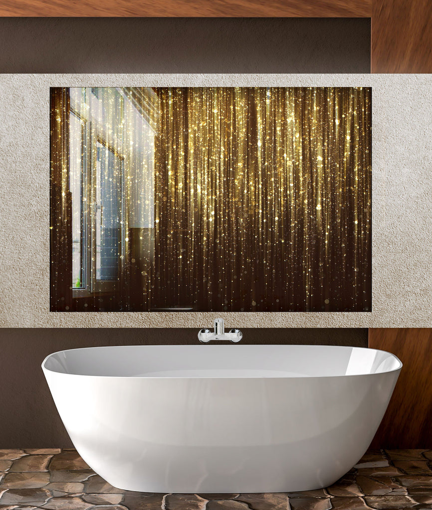 Abstract Tempered Glass Backsplash-BacksplashArtworks