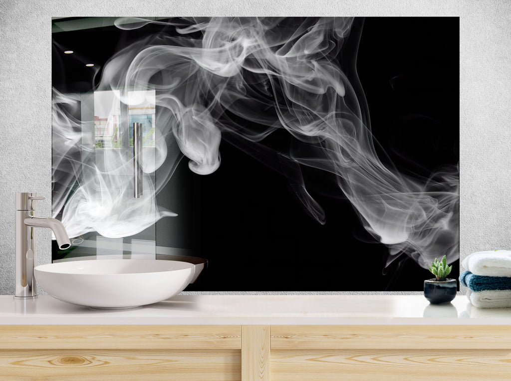Abstract Tempered Glass Backsplash-BacksplashArtworks