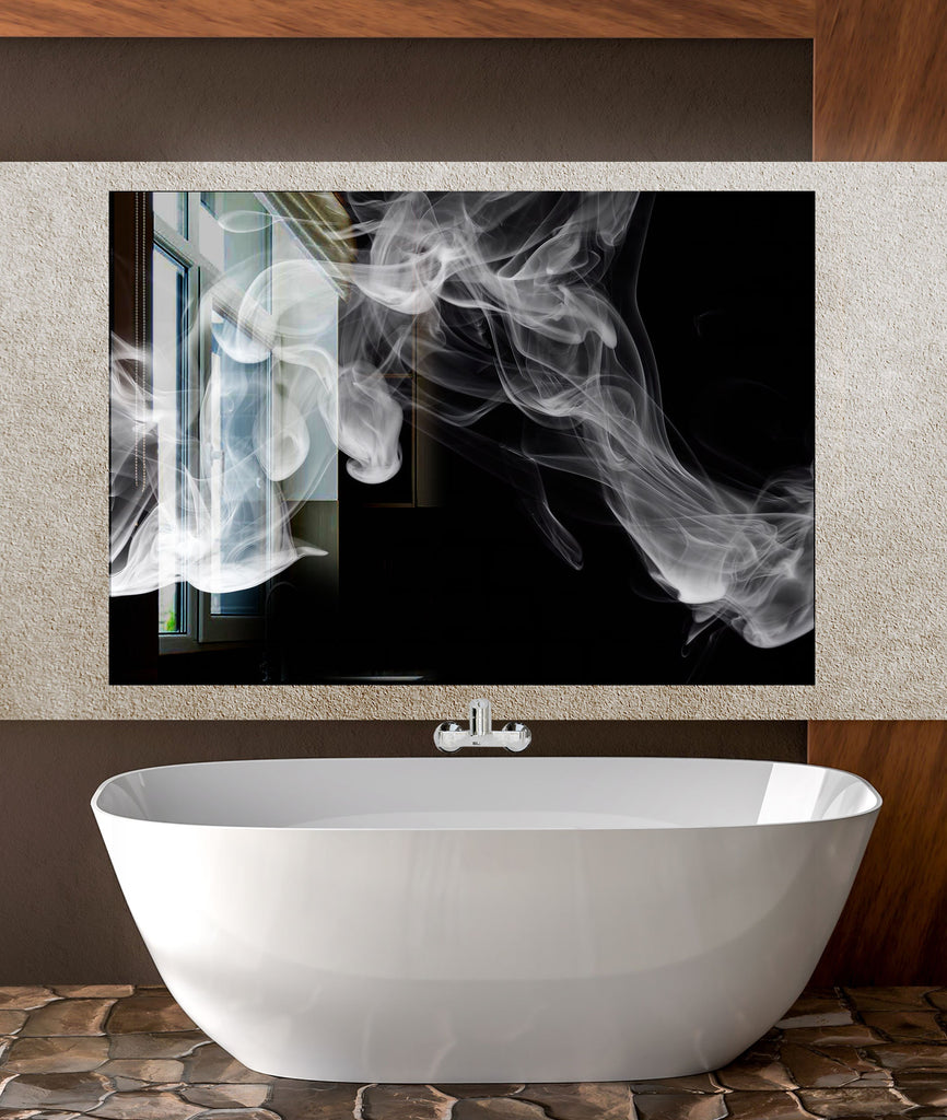 Abstract Tempered Glass Backsplash-BacksplashArtworks
