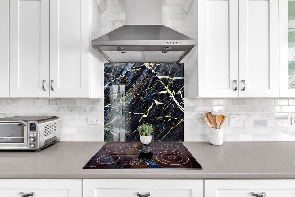 Abstract Tempered Glass Backsplash-BacksplashArtworks