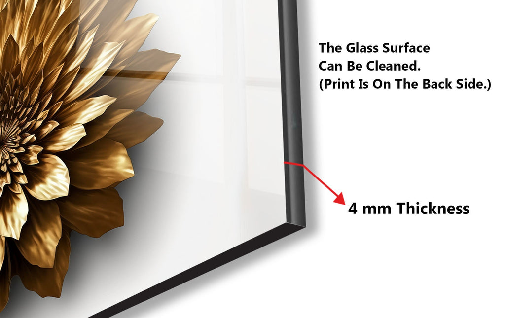 Sunflower Tempered Glass Backsplash-BacksplashArtworks