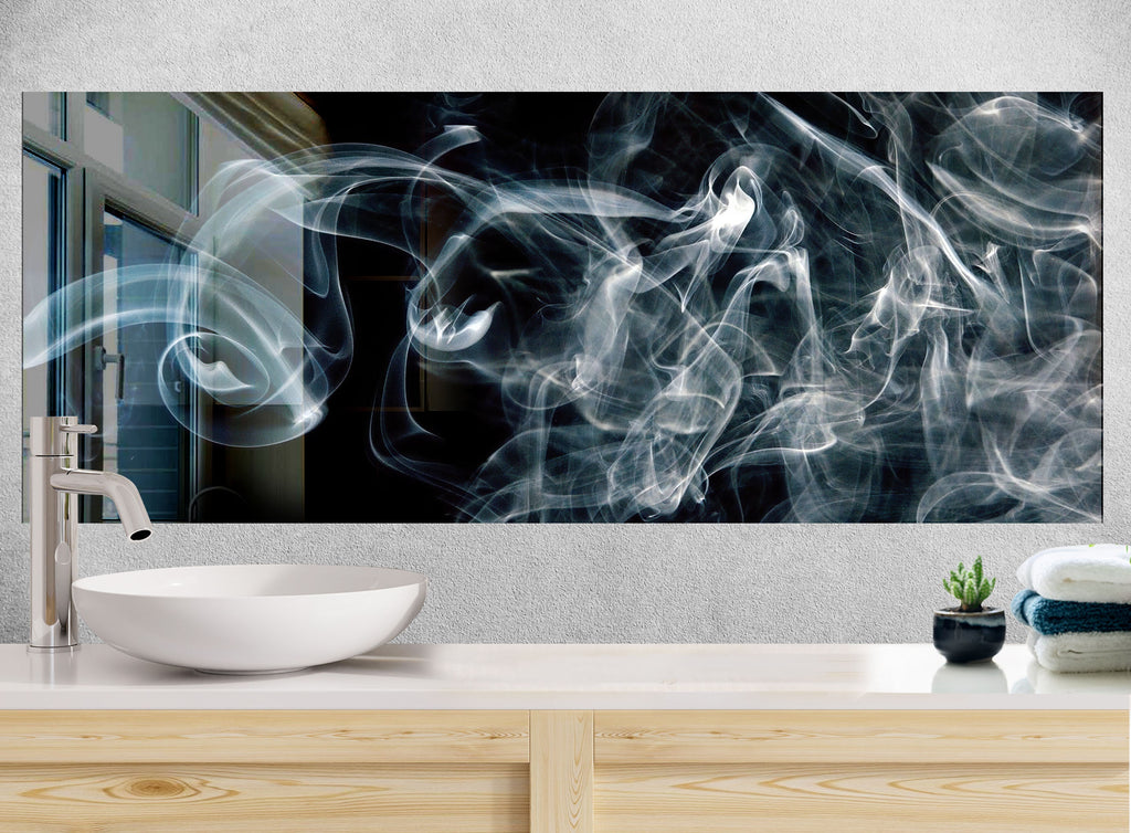 Abstract Tempered Glass Backsplash-BacksplashArtworks