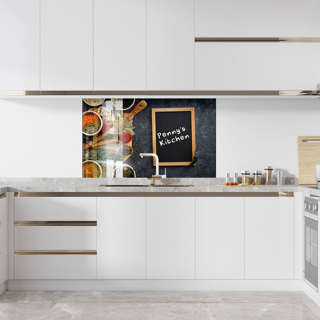 Signs Tempered Glass Backsplash-BacksplashArtworks
