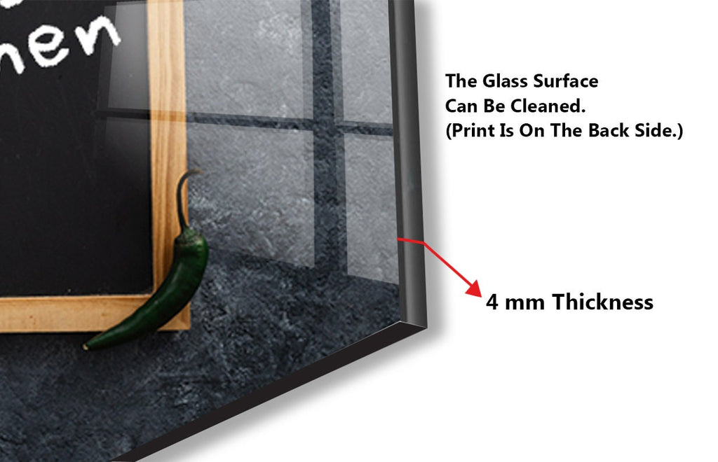 Signs Tempered Glass Backsplash-BacksplashArtworks