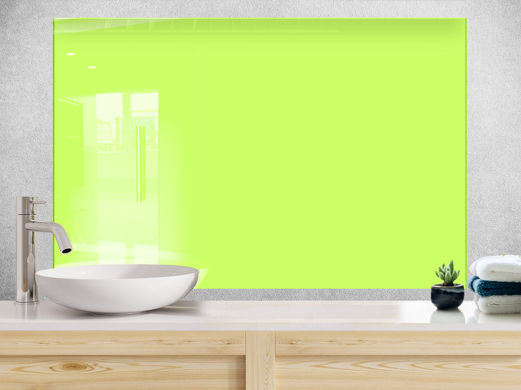 Moon Green - Tempered Glass Backsplash-BacksplashArtworks