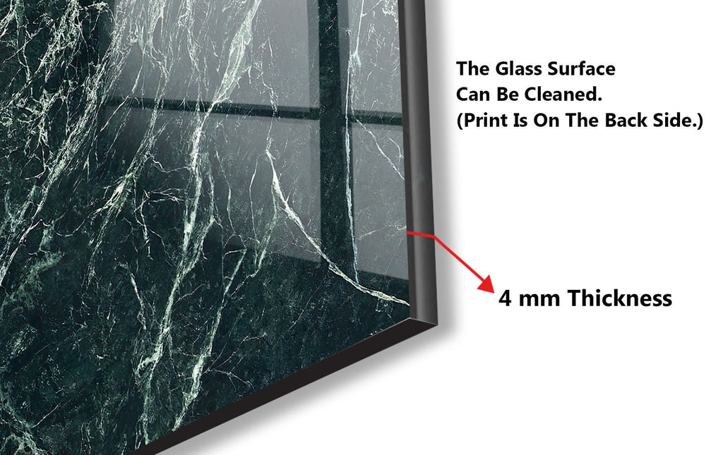 Emerald Stone - Glass Kitchen Backsplash-BacksplashArtworks
