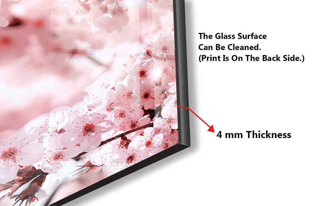 Sakura Tempered Glass Backsplash-BacksplashArtworks