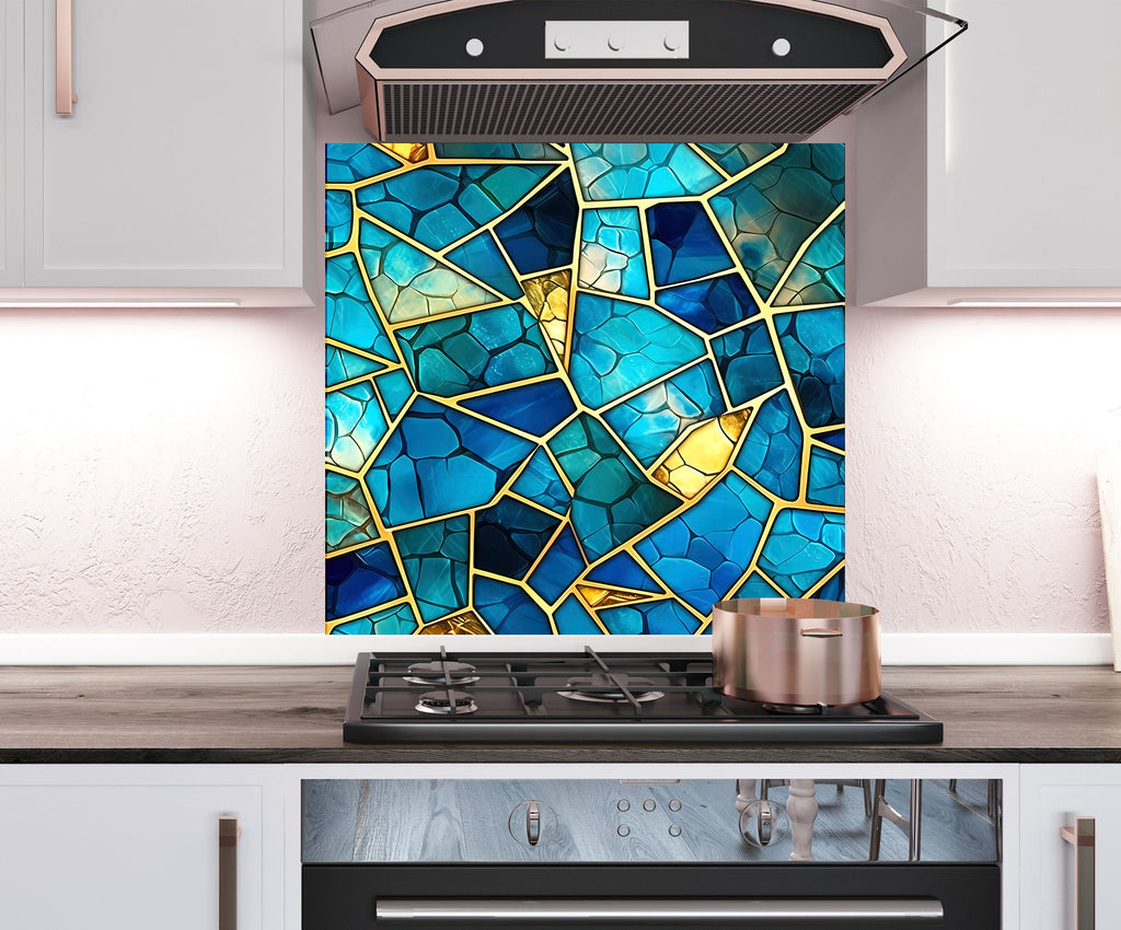 a stove top oven sitting inside of a kitchen