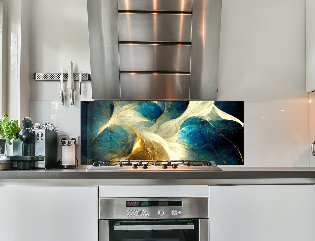 a stove top oven sitting inside of a kitchen