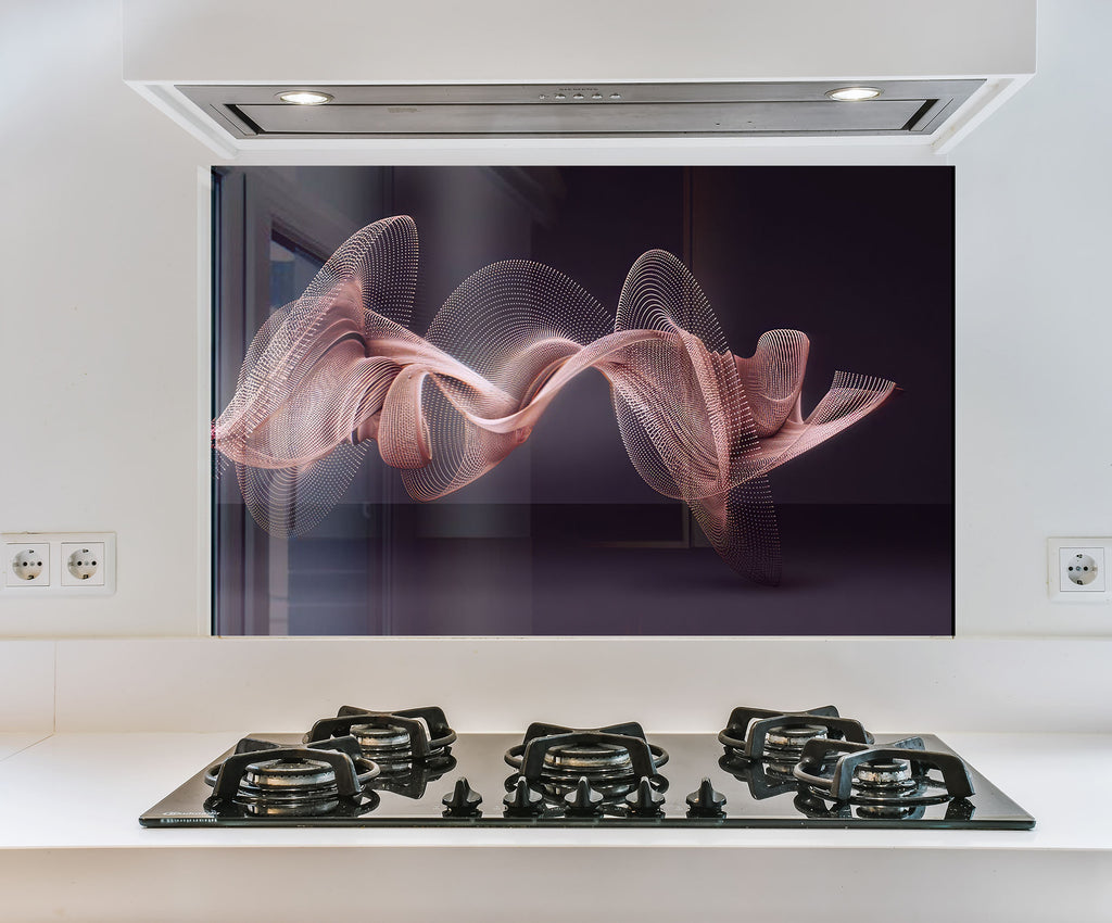 a picture of a kitchen with a stove top