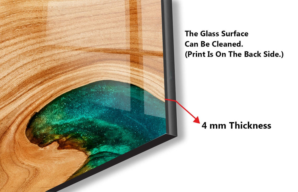 Abstract Tempered Glass Backsplash-BacksplashArtworks