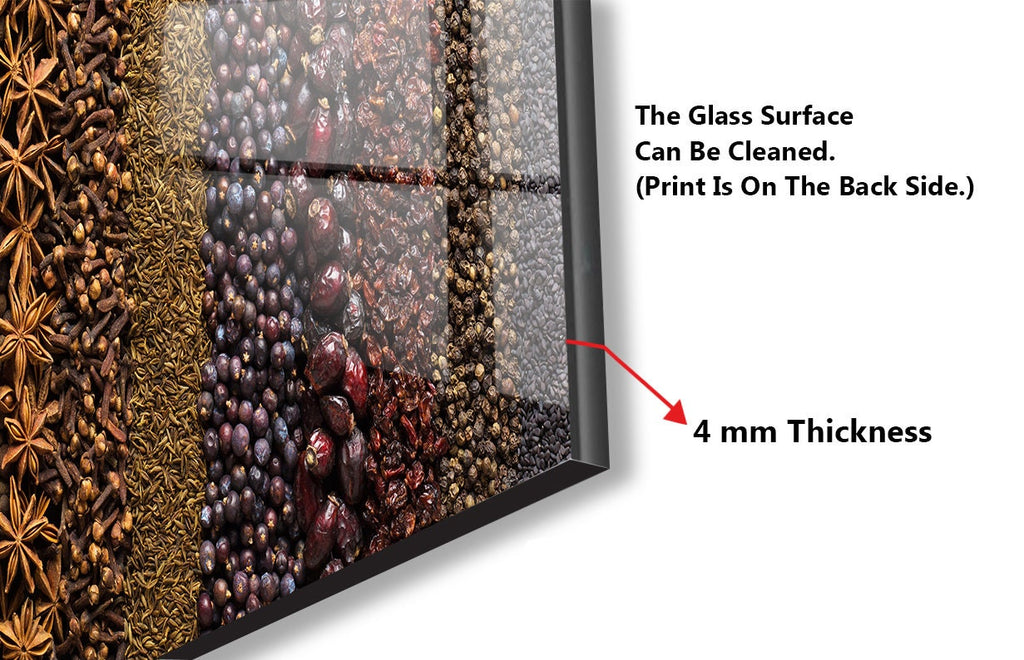 Colorful Spice - Glass Kitchen Backsplash-BacksplashArtworks