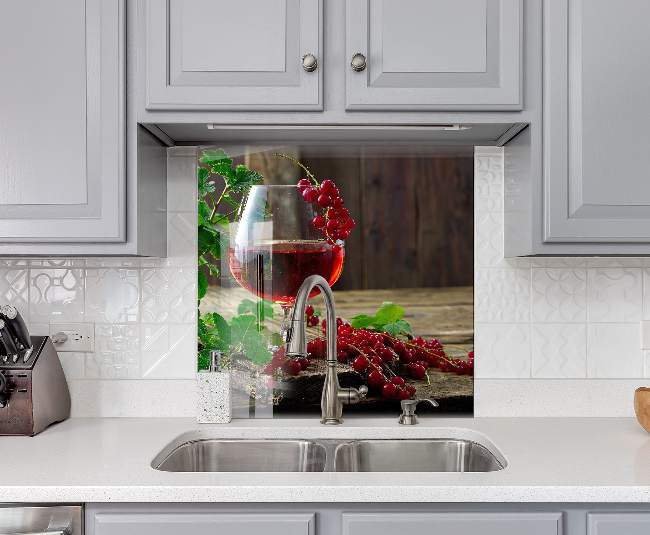 Rustic Wine Glass Backsplash | Backsplash Artworks – BacksplashArtworks