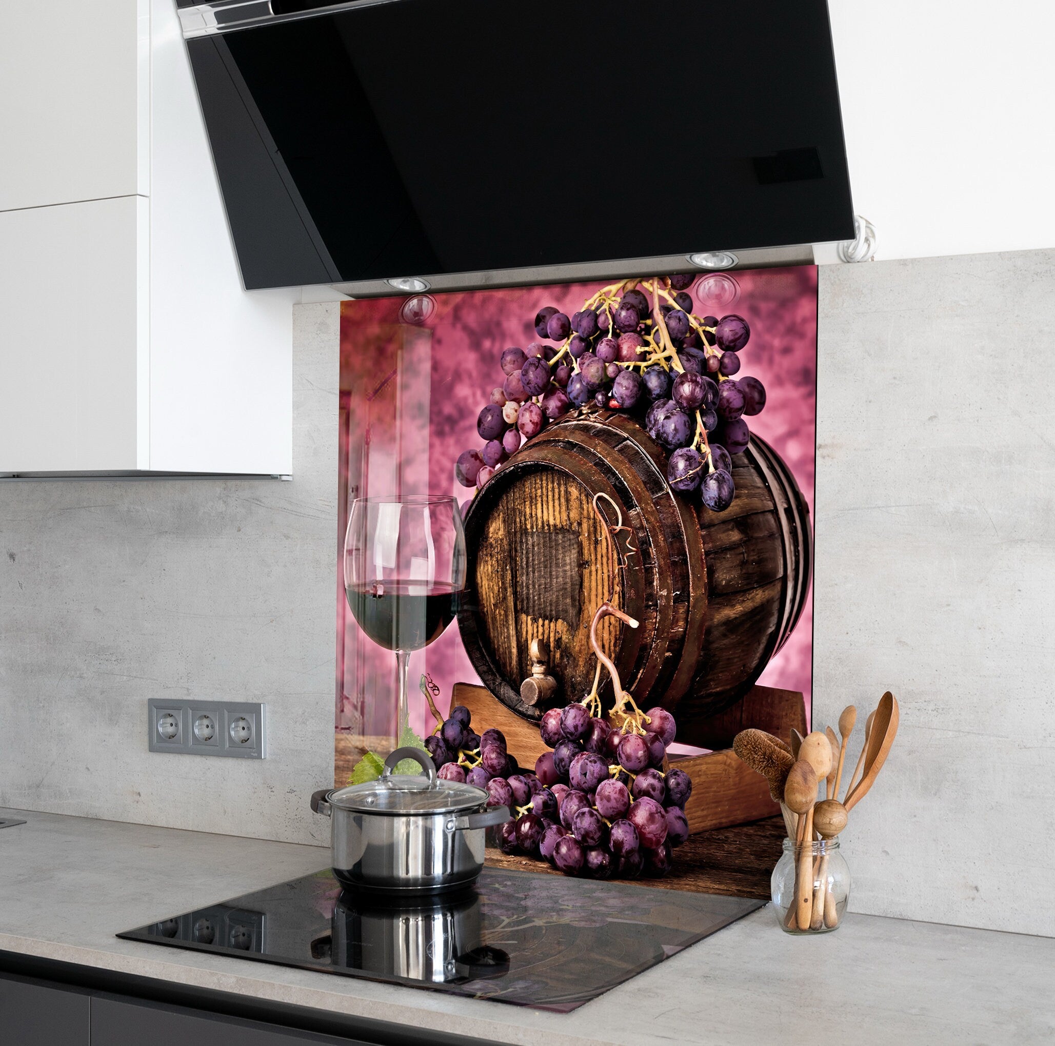 Rustic Wine Barrel Backsplash | Backsplash Artworks – BacksplashArtworks