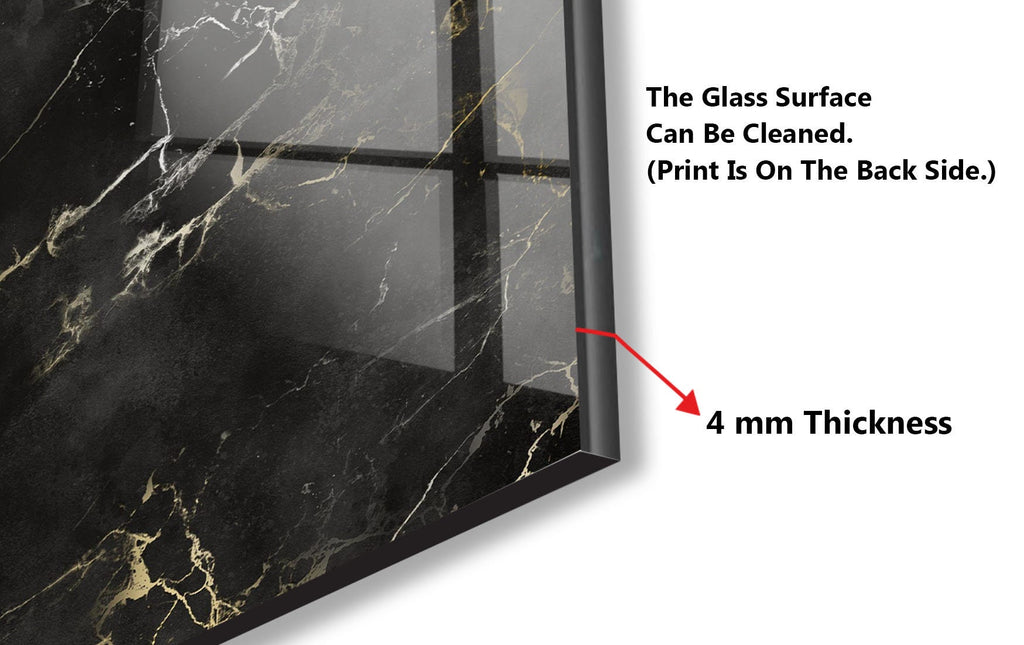 Midnight Luxe - Glass Kitchen Backsplash-BacksplashArtworks