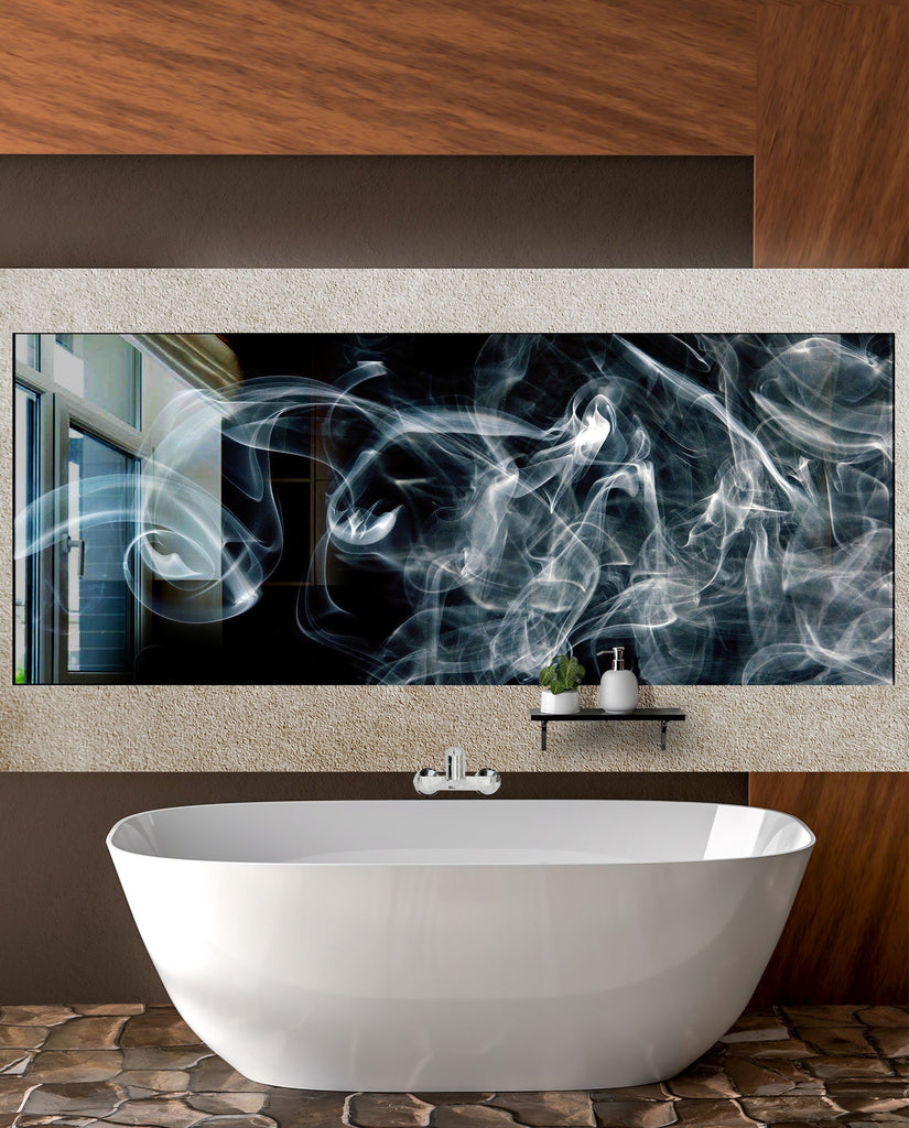 Abstract Tempered Glass Backsplash-BacksplashArtworks