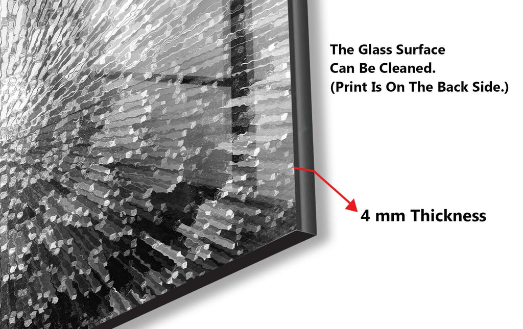 Abstract Tempered Glass Backsplash-BacksplashArtworks
