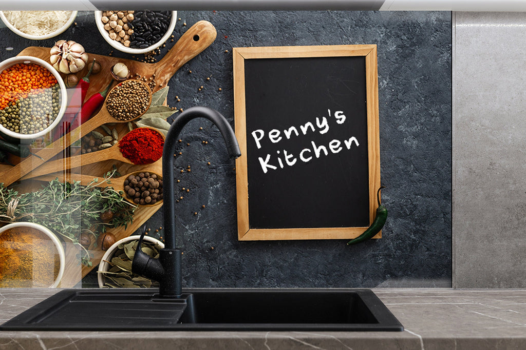 Signs Tempered Glass Backsplash-BacksplashArtworks