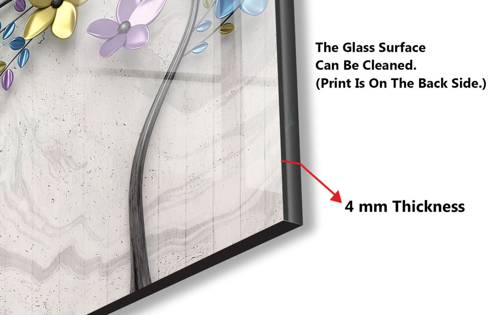 Sakura Tree Tempered Glass Backsplash-BacksplashArtworks