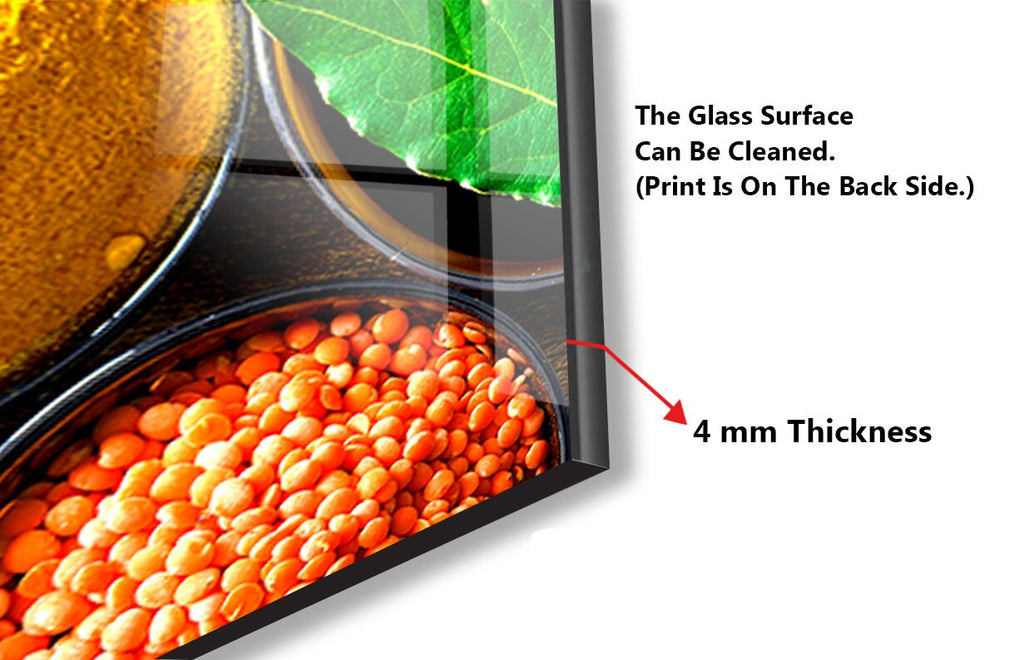 Exotic Spice Market Wall Art - Tempered Glass Kitchen Backsplash-BacksplashArtworks