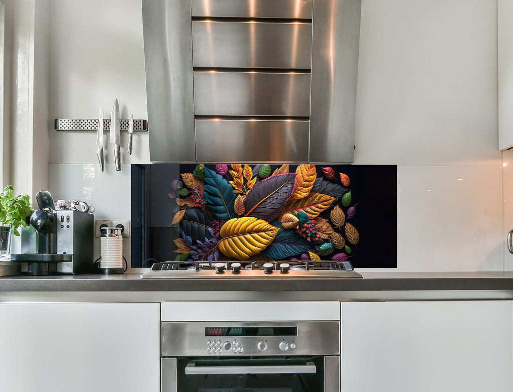 a stainless steel stove top oven sitting inside of a kitchen