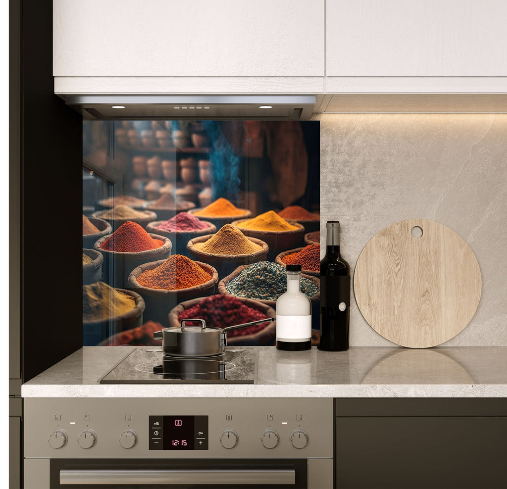 a stove top oven sitting inside of a kitchen