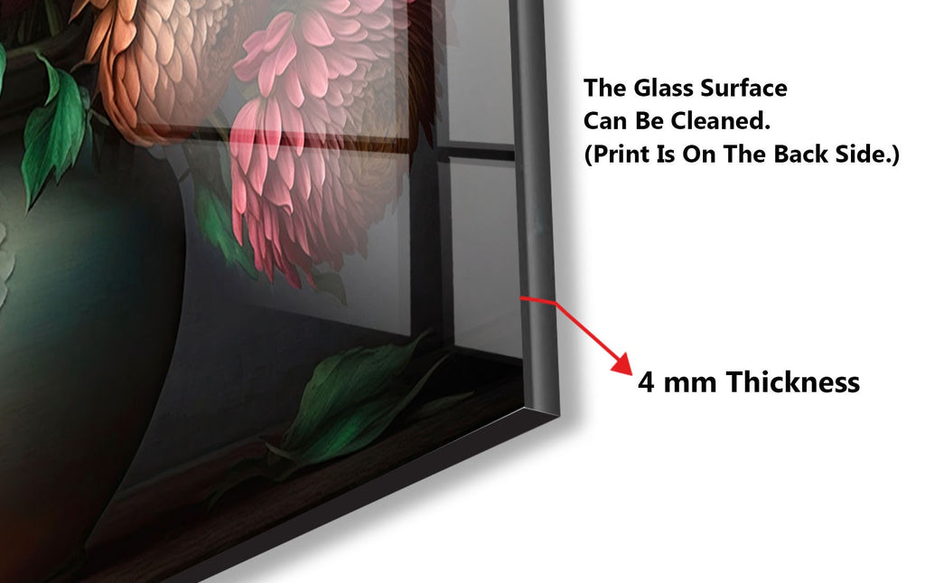 a picture of a vase with flowers painted on it