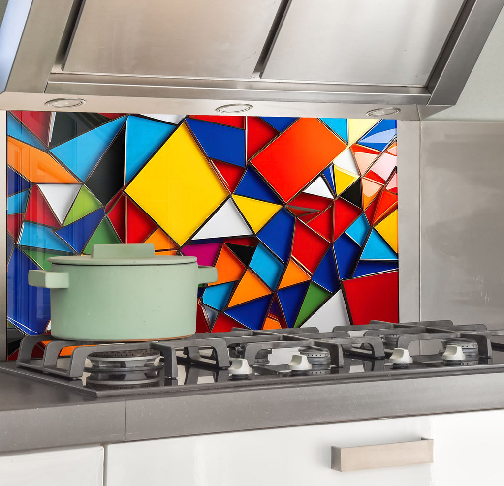 a stove top with a pot on top of it