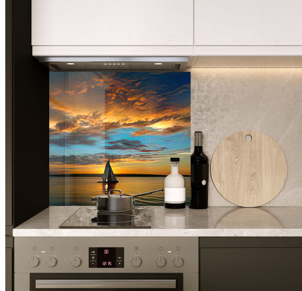 a stove top oven sitting inside of a kitchen