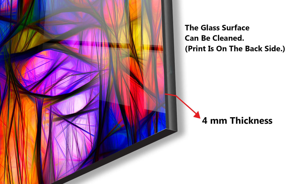a painting with a description of the parts of it
