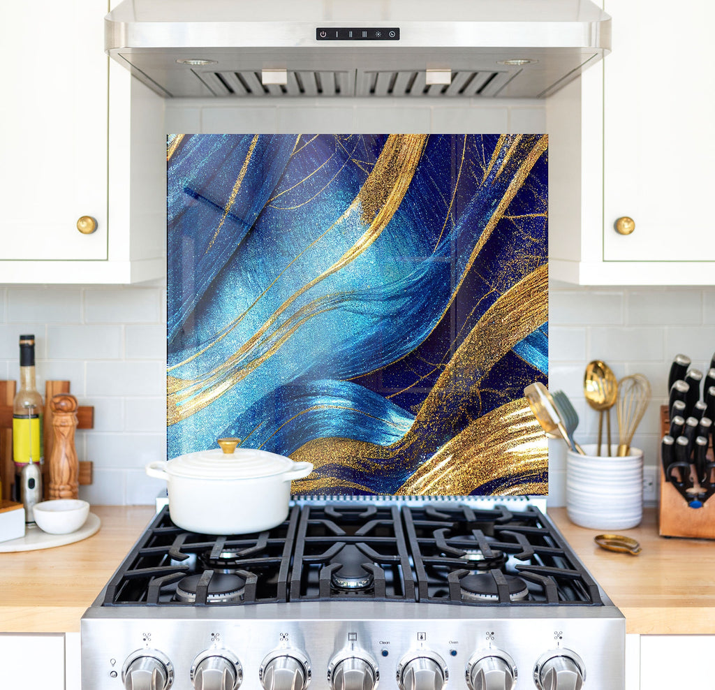 a stove top oven sitting inside of a kitchen