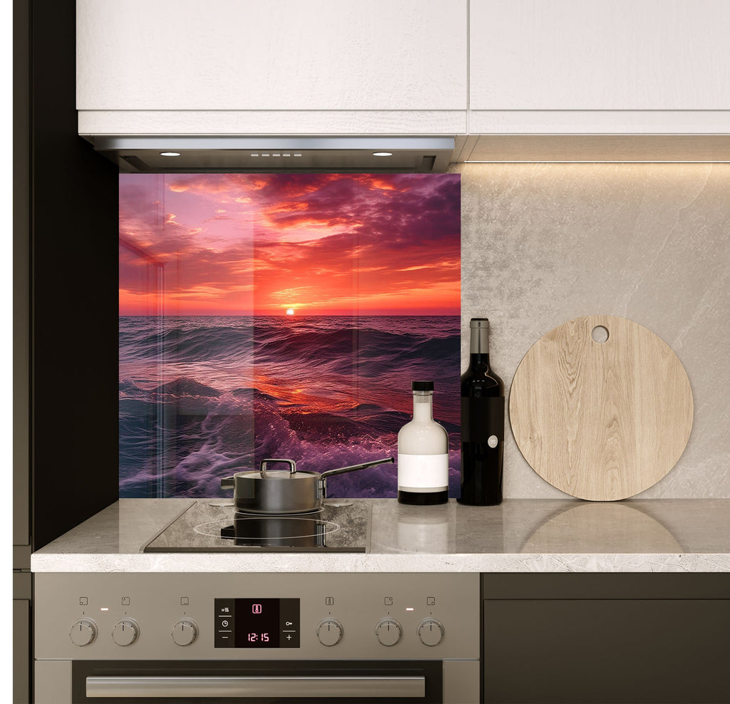 a stove top oven sitting inside of a kitchen
